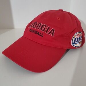 Red Cap Adjustable Hat Logo